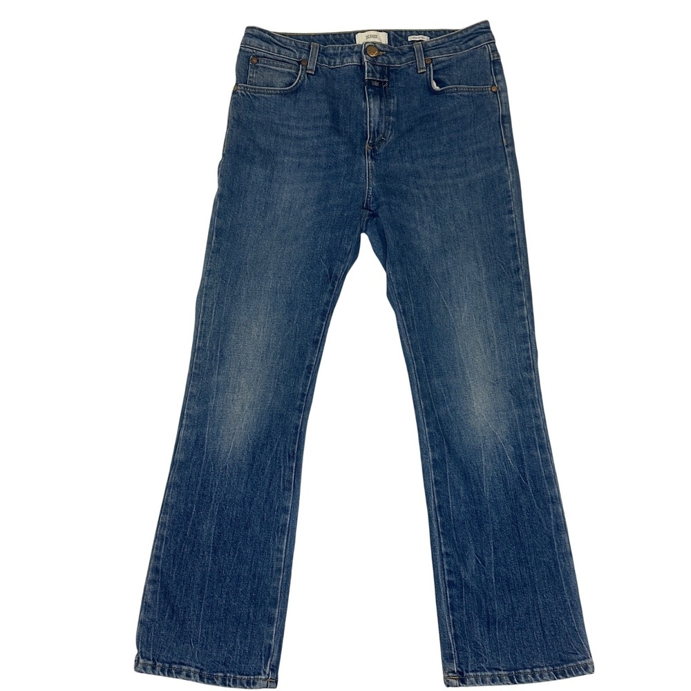 CLOSED Jeans Womens 28 Denim Blue Rose Bootcut Candiani Made In Italy Designer